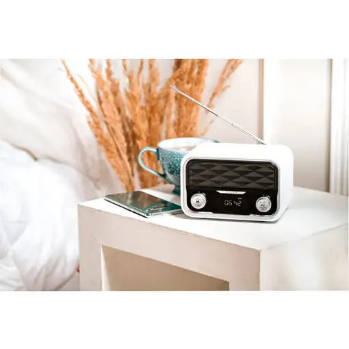 Radio Bluetooth, FM, Memoria 50 Emisoras, MP3, Puerto USB-Tarjeta SD, AD1185 Adler