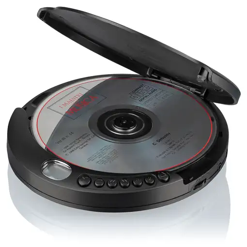 Roadstar PCD-498MP Reproductor de CD portátil Negro