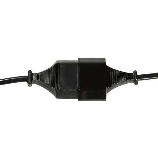 LogiLink 2m, 2xCEE 7/16 Negro CEE7/16