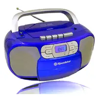 Radio CD Portátil Cassette, Digital PLL FM, Reproductor CD, RCR-4635UMPBL Roadstar