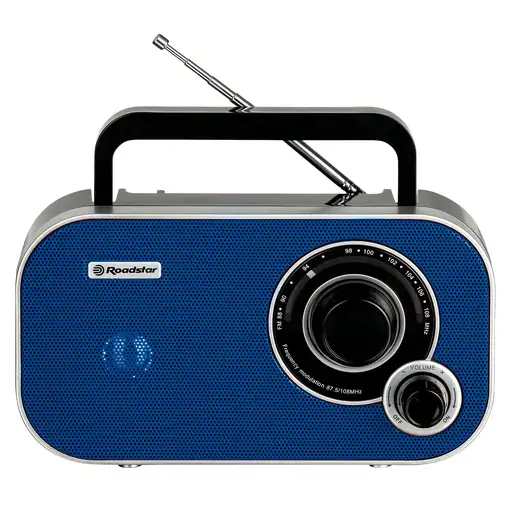 Radio Portátil FM Analógica Funciona Red /Pilas,Pequeño Ligero,TRA-2235BL Roadstar