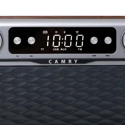 Radio Bluetooth, Retro, FM, 2 Altavoces 8 W,MP3,Puerto USB,Tarjeta SD,CR1183 Camry