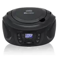 Radio Portátil DAB DAB+ FM, Reproductor CD-MP3, USB, AUX-IN, CDR-375D+/BK Roadstar