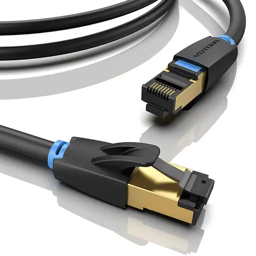 Vention Cable de Red RJ45 SFTP IKABH Cat.8/ 2m/ Negro