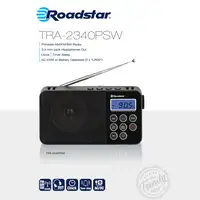 Radio Portátil Digital Multibanda AM / FM / SW, Red /Pilas,TRA-2340PSW Roadstar