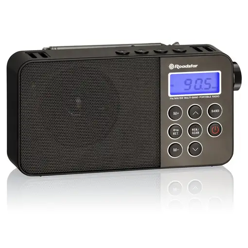 Radio Portátil Digital Multibanda AM / FM / SW, Red /Pilas,TRA-2340PSW Roadstar