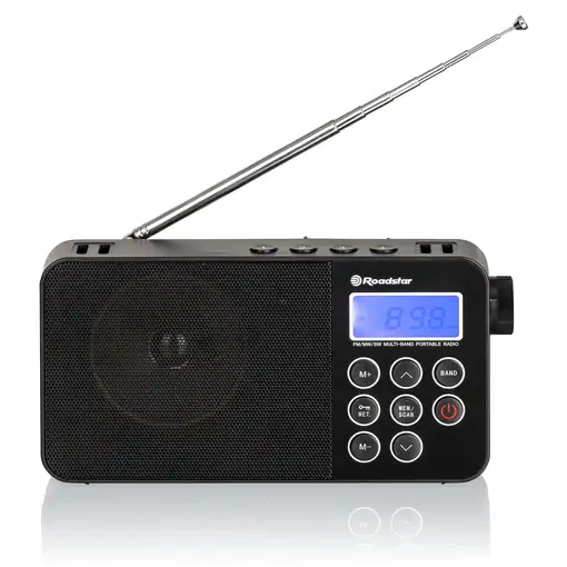 Radio Portátil Digital Multibanda AM / FM / SW, Red /Pilas,TRA-2340PSW Roadstar