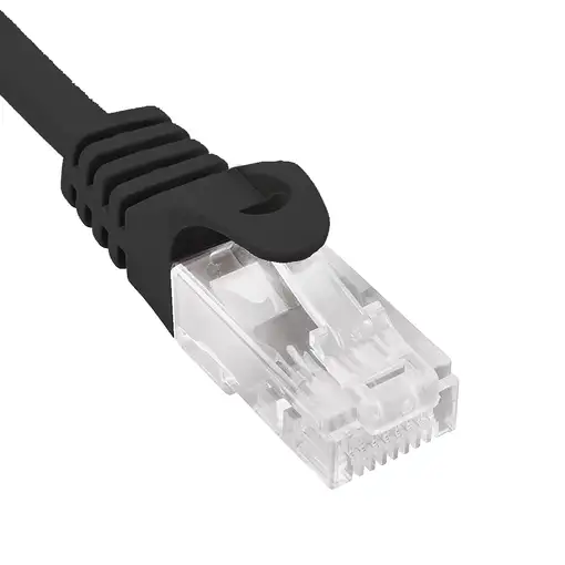 Phasak Cable de Red Cat.6 UTP Solido CCA Cat.6 UTP Negro 0.50M