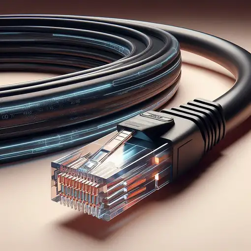Phasak Cable de Red Cat.6 UTP Solido CCA Cat.6 UTP Negro 0.50M