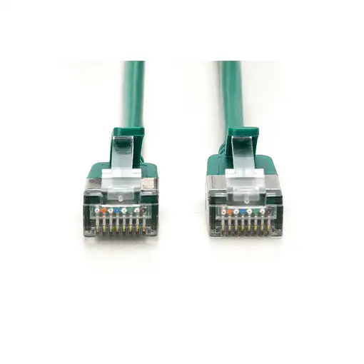 Digitus Cable de conexión CAT 6A F-FTP Slim, 3 m, verde