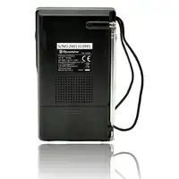 Radio Portátil FM Analógica, Funciona a Pilas,Toma Auriculares TRA-1230BK Roadstar