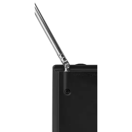 Radio Portátil FM Analógica, Funciona a Pilas,Toma Auriculares TRA-1230BK Roadstar