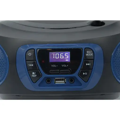 Roadstar CDR-365 U/BL reproductor de CD Reproductor de CD portátil Azul