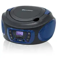 Roadstar CDR-365 U/BL reproductor de CD Reproductor de CD portátil Azul
