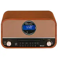 Equipo Música Vintage Radio Digital FM, Reproductor CD-MP3, HRA-1782NBT Roadstar