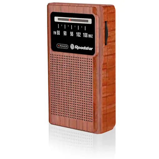 Radio Portátil FM Analógica, Funciona a Pilas,Toma Auriculares,TRA-1230WD Roadstar