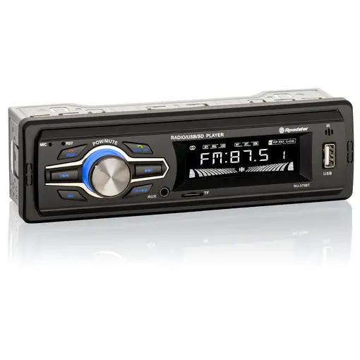 Radio Coche Digital AM /FM Bluetooth Manos Libres, Autoradio,USB,RU-375BT Roadstar