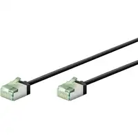 Goobay 74353 cable de red Negro 1 m Cat8.1 U/FTP (STP)