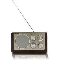 Radio Portátil Vintage FM Analógica Retro, Potente Altavoz, HRA1245NWD Roadstar