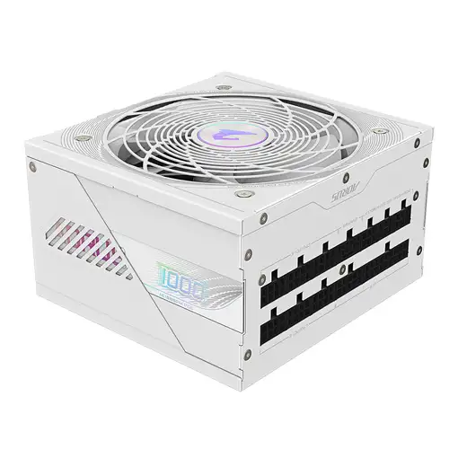 GIGABYTE AORUS ELITE P1000W ICE Fuente de Alimentación - PCIe 5.0, 80 PLUS Platinu
