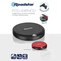 Roadstar PCD-435CD Reproductor de CD portátil Rojo