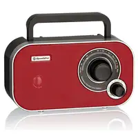 Radio Portátil FM Analógica Funciona Red /Pilas,Pequeño Ligero,TRA-2235RD Roadstar