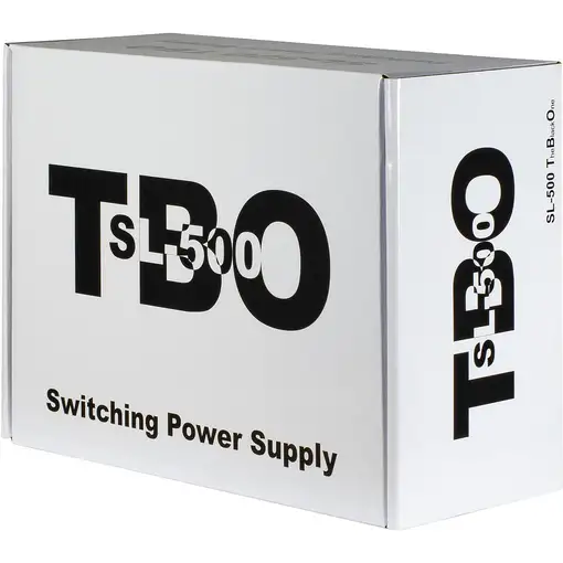 Inter-Tech SL-500 TBO unidad de fuente de alimentación 500 W 20+4 pin ATX ATX Negr