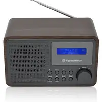 Radio Portátil Digital Vintage DAB/ DAB+/ FM, Red o Pilas, HRA-700D+/WD Roadstar