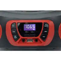 Roadstar CDR-365 U/RD reproductor de CD Reproductor de CD portátil Rojo