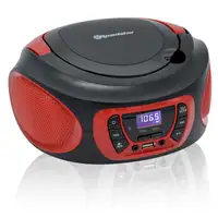 Roadstar CDR-365 U/RD reproductor de CD Reproductor de CD portátil Rojo