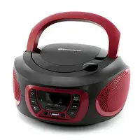 Roadstar CDR-365 U/RD reproductor de CD Reproductor de CD portátil Rojo