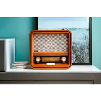 Radio Retro Am / FM, Bluetooth, Sintonizador Frecuencia Manual,USB, CR1188 Camry