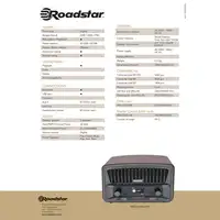 Radio Portátil Vintage Digital DAB/DAB+/FM Bluetooth USB, HRA-270D+BT Roadstar