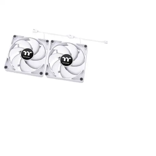 Thermaltake CT140 PC Carcasa del ordenador Ventilador 14 cm Blanco 2 pieza(s)