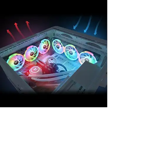 Thermaltake SWAFAN EX12 RGB PC Cooling Fan TT Premium Edition Carcasa del ordenado