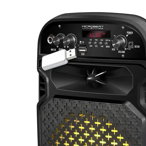 Altavoz Bluetooth Portátil Serie Klack Microbeat XTR15BT, 6.5\, 10W