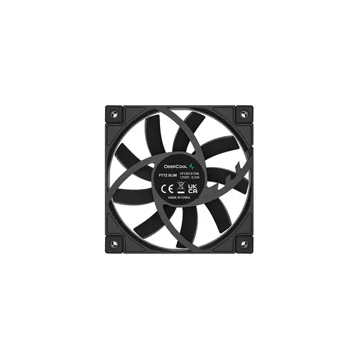 DeepCool FT12 SLIM Carcasa del ordenador Refrigerador de aire 12 cm Negro 1 pieza(