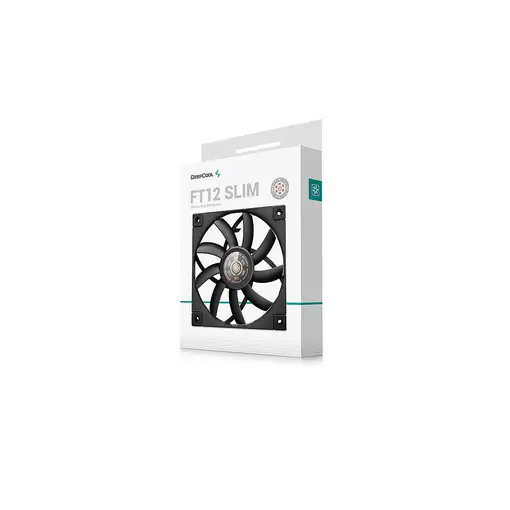 DeepCool FT12 SLIM Carcasa del ordenador Refrigerador de aire 12 cm Negro 1 pieza(