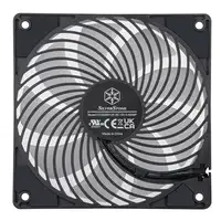 Silverstone Penetrator Carcasa del ordenador Refrigerador de aire 12 cm Negro 1 pi