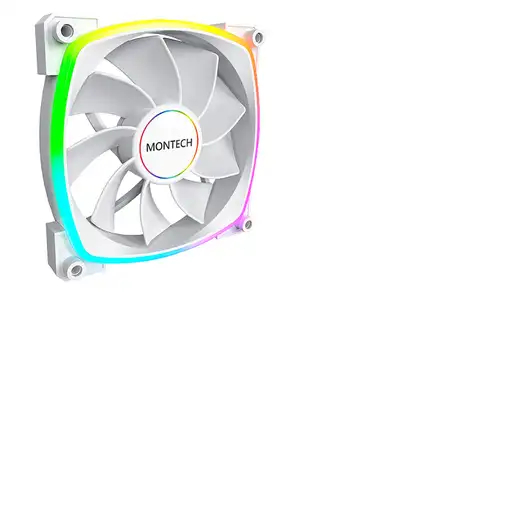 Montech RX140 PWM Carcasa del ordenador Ventilador 14 cm Blanco 1 pieza(s)