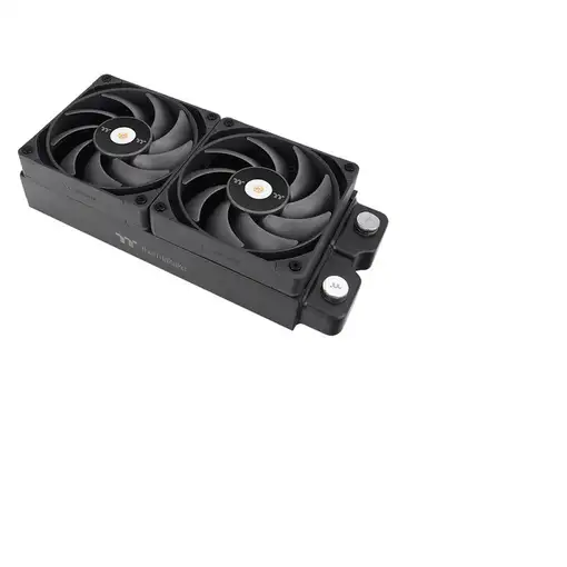 Thermaltake TOUGHFAN 12 Pro Carcasa del ordenador Ventilador 12 cm Negro 2 pieza(s