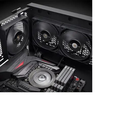 Thermaltake TOUGHFAN 12 Pro Carcasa del ordenador Ventilador 12 cm Negro 2 pieza(s