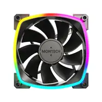 Montech RX120 PWM Carcasa del ordenador Ventilador 12 cm Negro 1 pieza(s)
