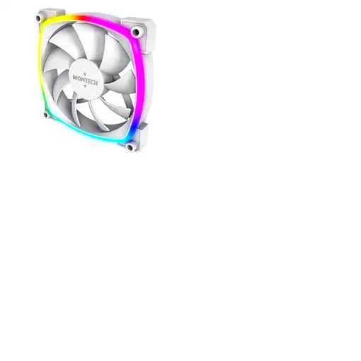 Montech AX120 PWM Carcasa del ordenador Ventilador 12 cm Blanco 3 pieza(s)