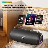 Altavoz Bluetooth portátil Klack BASS-13 de 30W con subwoofer y luces LED RGB