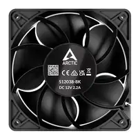 ARCTIC S12038-4K - 3 Pack Carcasa del ordenador Ventilador 12 cm Negro 3 pieza(s)