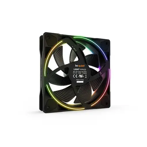 be quiet! Light Wings | 120mm PWM Carcasa del ordenador Ventilador 12 cm Negro 1 p