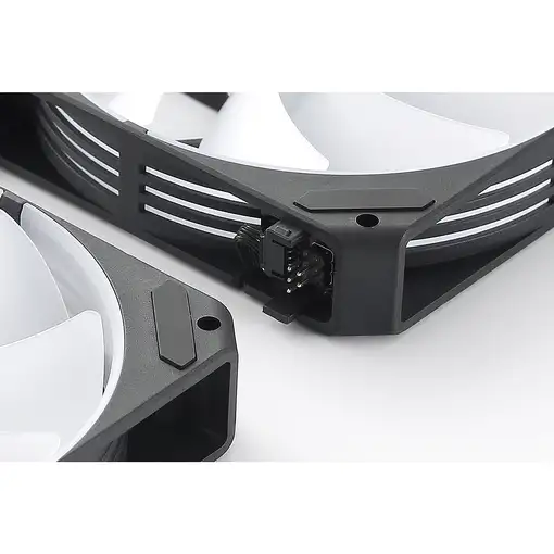 ABYSM Gaming Ventilador Arclight 2.0 Pack 3 en 1 Negro, Iluminación ARGB y Capacid