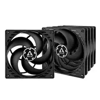 ARCTIC P14 PWM PST Value Pack Carcasa del ordenador Ventilador 14 cm Negro 5 pieza