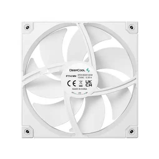 DeepCool FT14 WH Carcasa del ordenador Ventilador 14 cm Blanco 1 pieza(s)